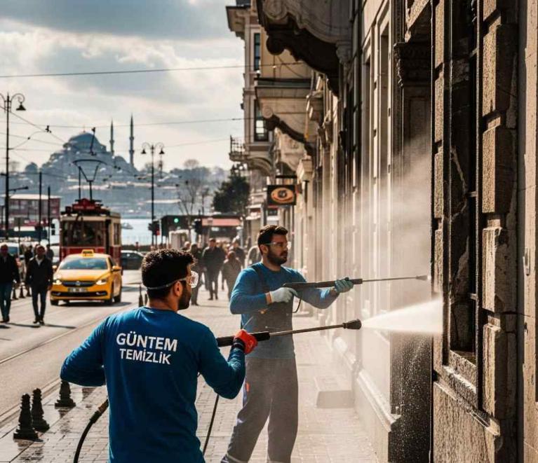 Dış cephe hidro basınç temizliği