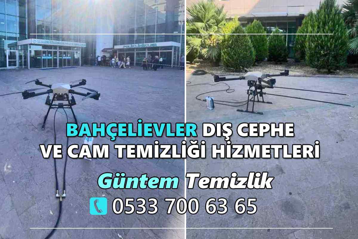 Drone ile Bahçelievler dış cephe temizliği hizmetleri