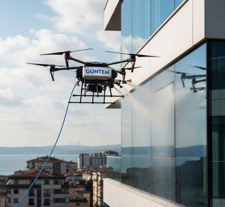 Drone ile Başakşehir dış cephe temizliği hizmetleri