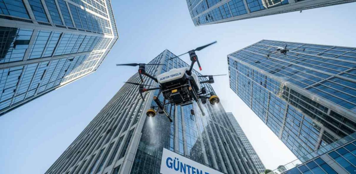 Drone ile Beylikdüzü dış cephe temizlik hizmetleri