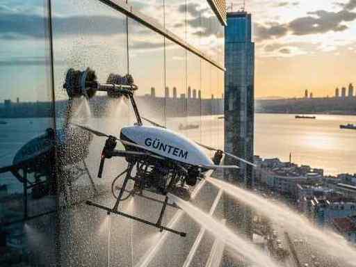 Drone ile cam temizliği hizmetleri