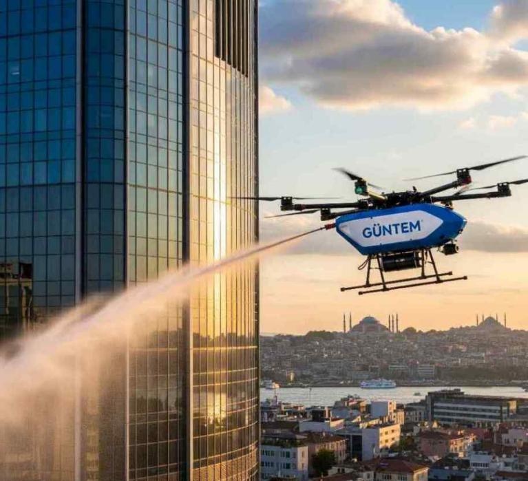 Drone ile dış cephe temizliği İstanbul