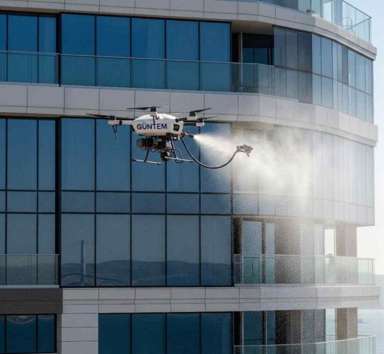 Florya'da yüksek bina dış cam temizlik hizmetleri