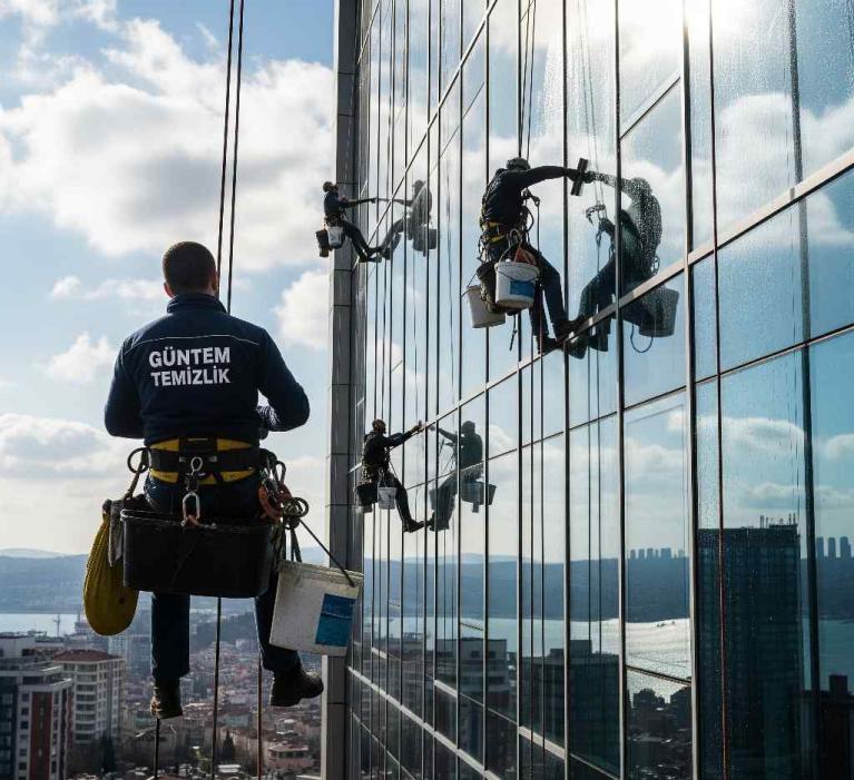 Endüstriyel dağcılık ile dış cephe temizliği hizmetleri