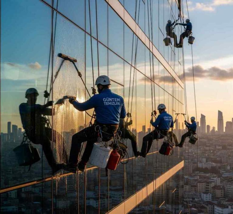 Endüstriyel dağcılık ile Şişli dış cephe temizliği
