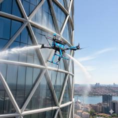 İstanbul dış cephe temizliği drone çalışması