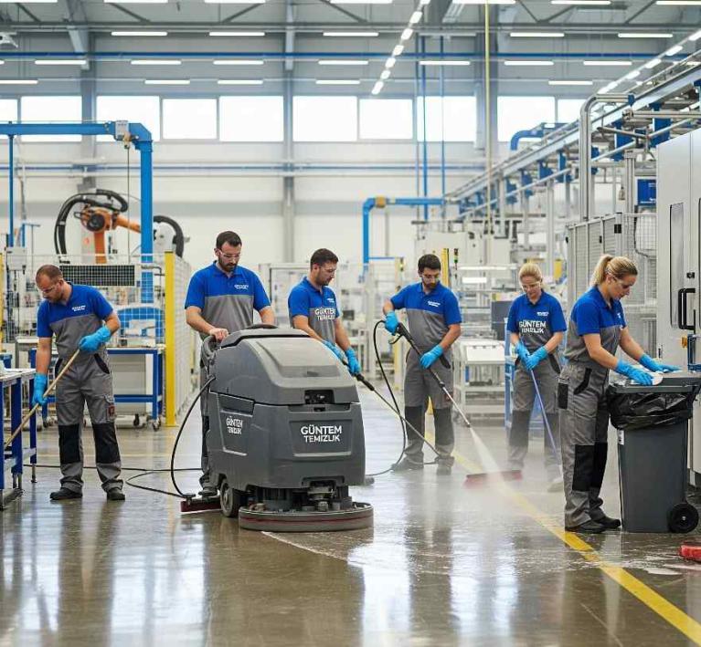 Profesyonel fabrika zemin temizliği hizmetleri