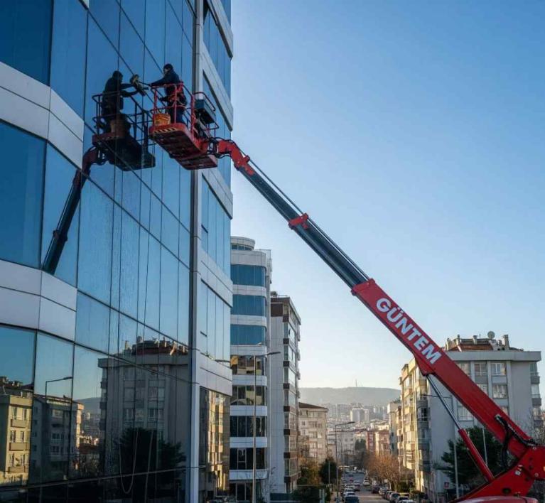 Sepetli vinç ile Avcılar dış cephe temizliği hizmetleri