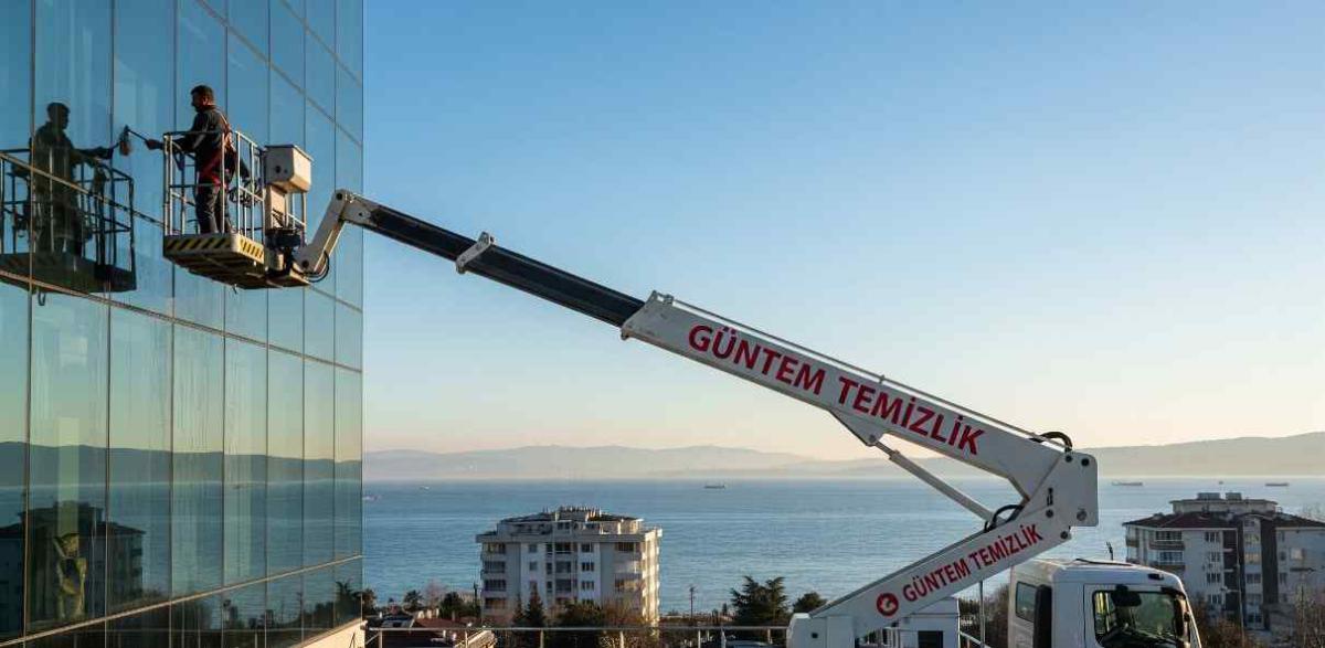 Sepetli vinç ile Beylikdüzü dış cephe temizliği hizmetleri
